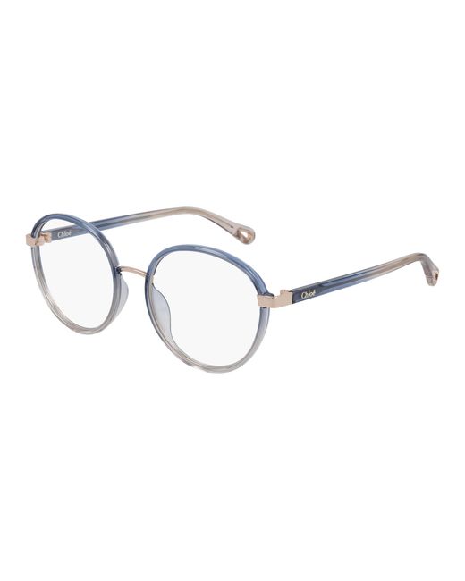 Chloé Black Ch0033O 004 Optical Frames Injected Transparent Round