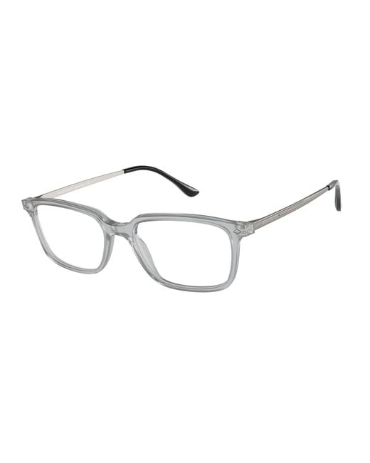 Giorgio Armani Black Ar7183 5913 Optical Frames Acetate Transparent Squared Normal for men