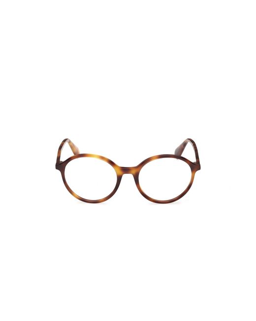 MAX&Co. Black Mo5217 052 Optical Frames Acetate Round Normal