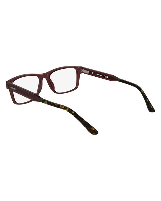 Lacoste Black L2977 601 Optical Frames Bio-Inject Squared Normal for men