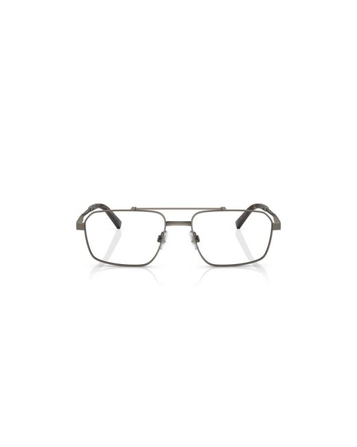 Dolce & Gabbana Black Dg1345 1335 Optical Frames Metal Squared for men