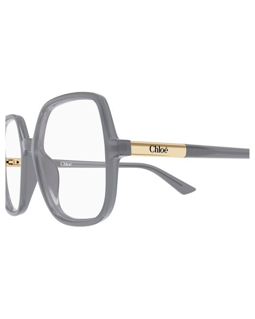 Chloé Black Ch0368O 005 Optical Frames Acetate Transparent Geometric