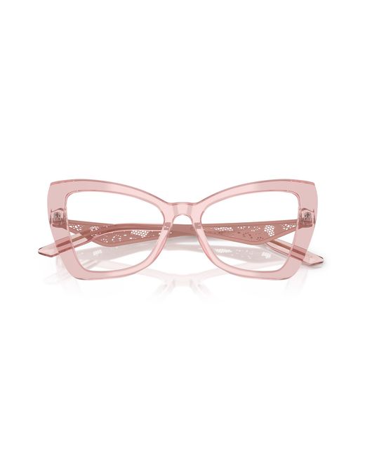 Dolce & Gabbana Black Dg3409 3226 Optical Frames Acetate Transparent Cat Eye Normal