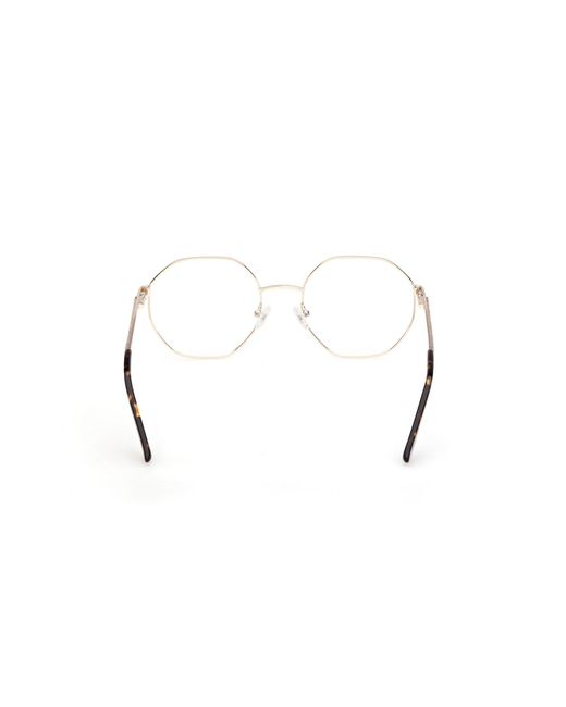 Guess Black Gu50363 032 Optical Frames Metal Geometric Normal