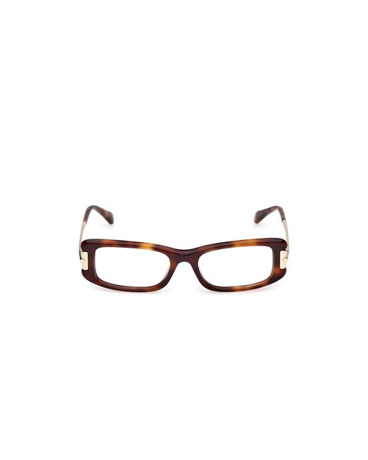 Max Mara Black Mm5224 052 Optical Frames Acetate Squared Normal
