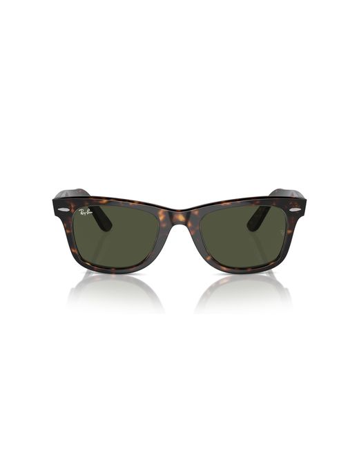 Ray-Ban Black Rb2140f Original Wayfarer Photochromic Low Bridge Fit Sunglasses