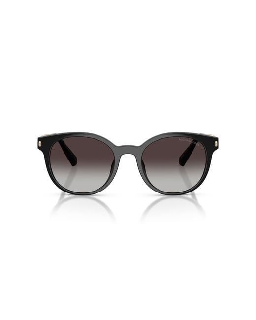 Michael Kors Black Mk2264U Pienza 30058G Sunglasses Injected Round Normal Shaded