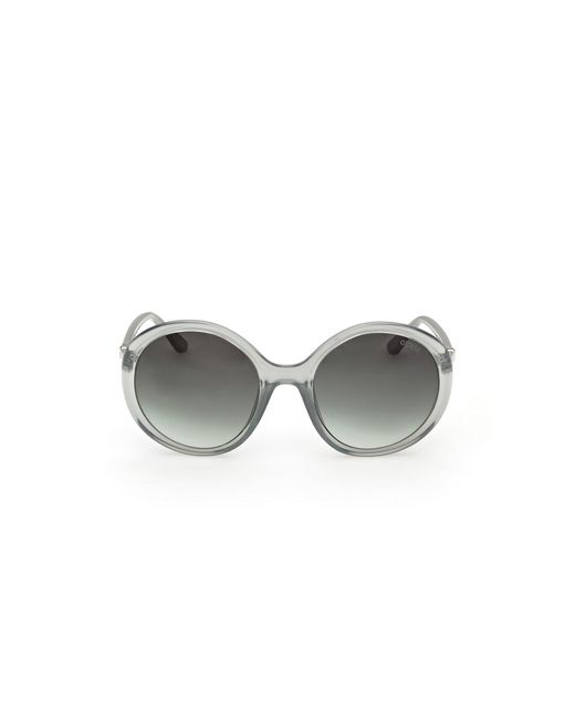 Guess Black Gu00281 93P Sunglasses Injected Round Normal