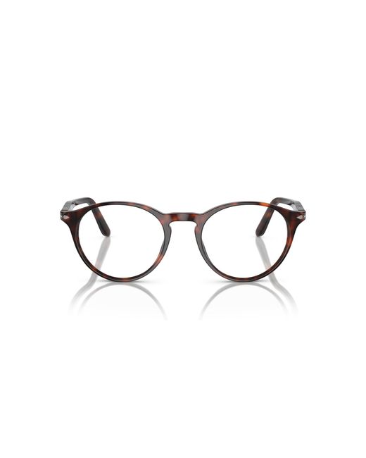 Persol Black Po3092V 9015 Optical Frames Acetate Transparent Pantos Normal for men