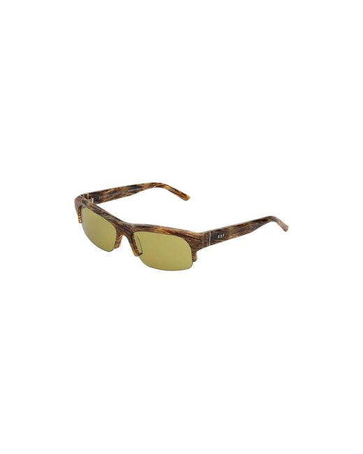 Retrosuperfuture Black Umq Scatto Graffiato Sunglasses Acetate Geometric Normal