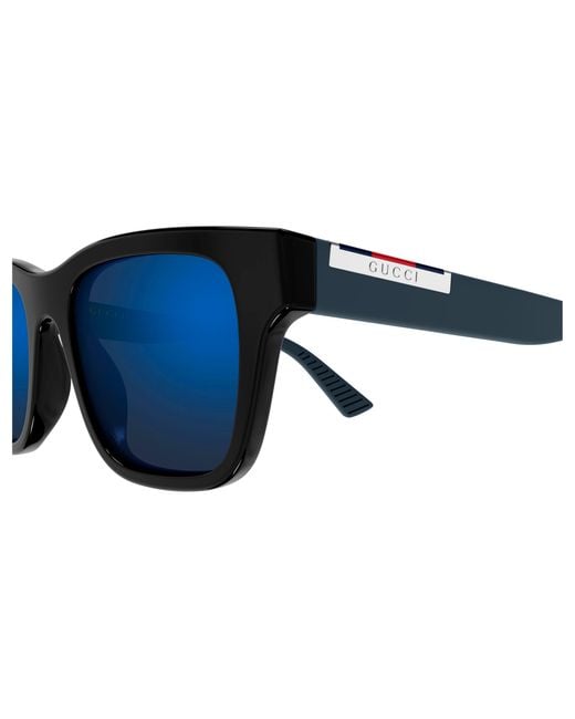 Gucci Black Gg2089S 002 Sunglasses Acetate Squared for men