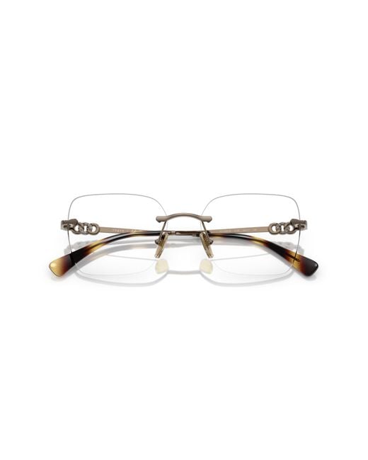 Vogue Eyewear Black Vo4320B 5138 Optical Frames Metal Squared Normal