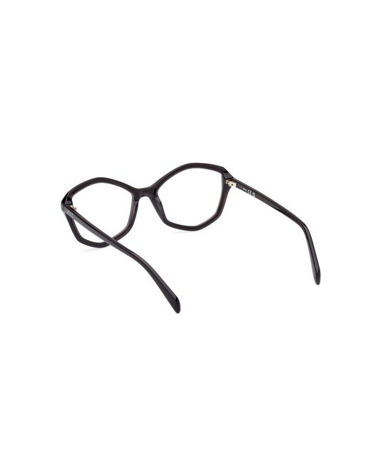 Emilio Pucci Black Ep5238 001 Optical Frames Acetate Geometric Normal