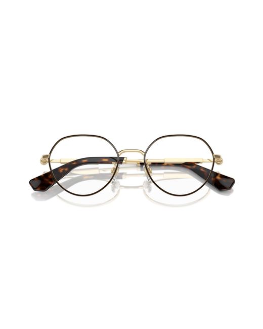 Burberry Black Be1388D 1109 Optical Frames Metal Round Normal for men