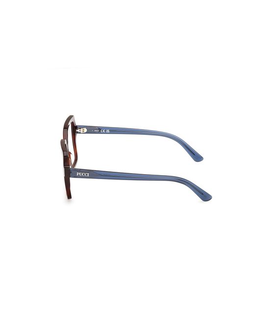 Emilio Pucci Black Ep5265 053 Optical Frames Acetate Squared Normal