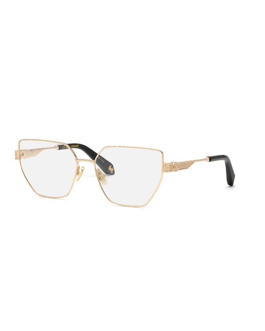 Roberto Cavalli Black Vrc165M 349 Optical Frames Metal Geometric