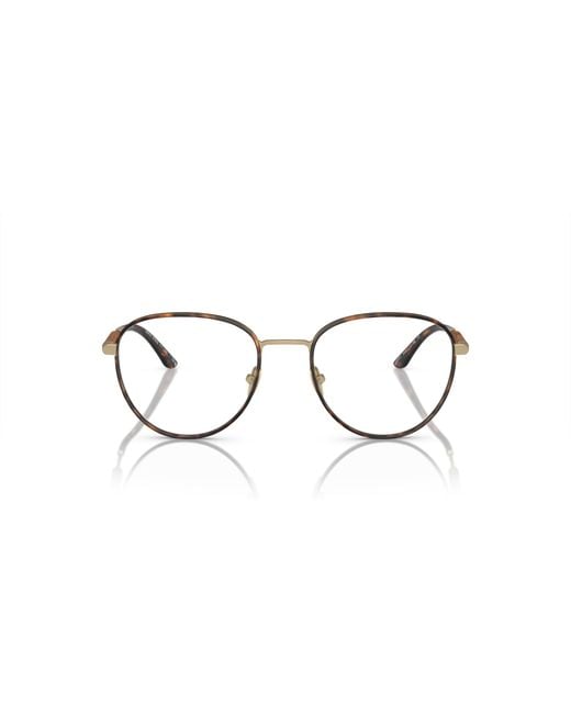 Giorgio Armani Black Ar5137J 3002 Optical Frames Steel Transparent Pantos Normal for men