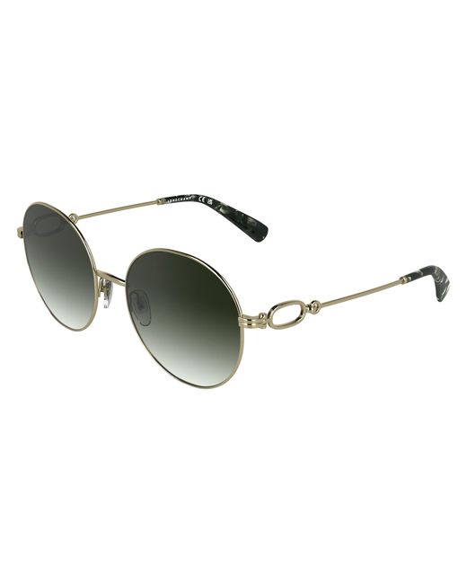 Longchamp Black Lo188S 042 Sunglasses Metal Round Normal