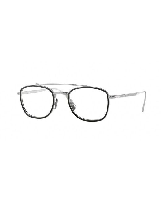 Persol Black Po5005Vt 8006 Optical Frames Titanium Squared for men