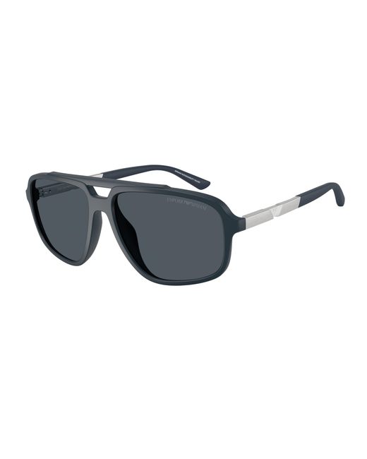 Emporio Armani Black Ea4236U 618987 Sunglasses Injected Pilot Normal for men