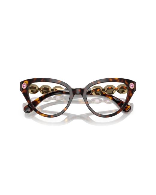 Swarovski Black Sk2028 1002 Optical Frames Acetate Cat Eye Normal