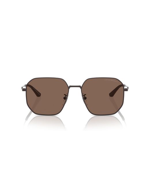 Emporio Armani Black Ea2154D 320173 Sunglasses Metal Pilot Normal for men