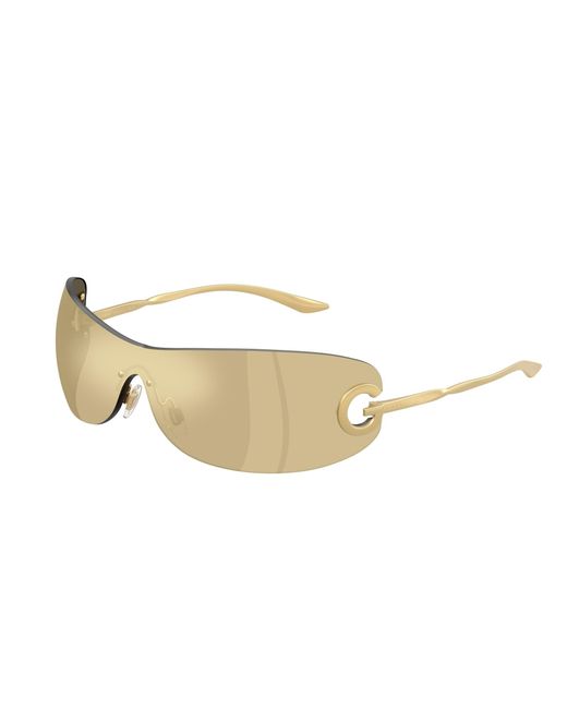 Dolce & Gabbana Black Dg2308 12246E Sunglasses Metal Butterfly Mirrored