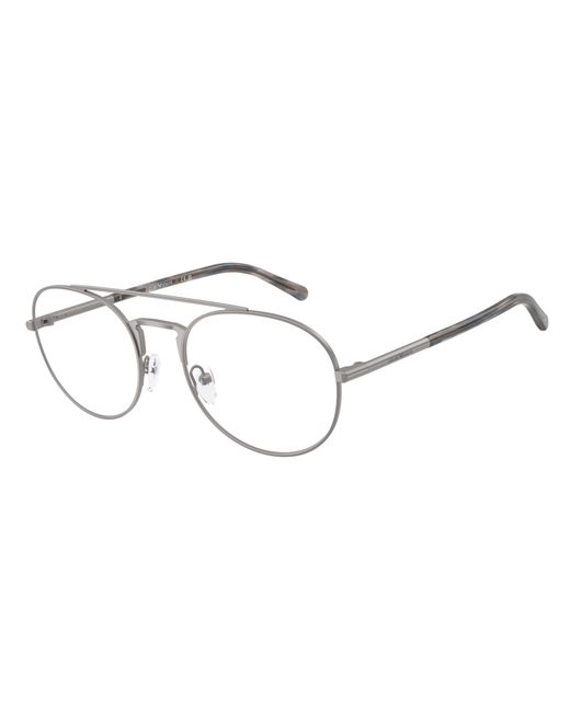 Emporio Armani Black Ea1178 3423 Optical Frames Metal Pilot Normal for men