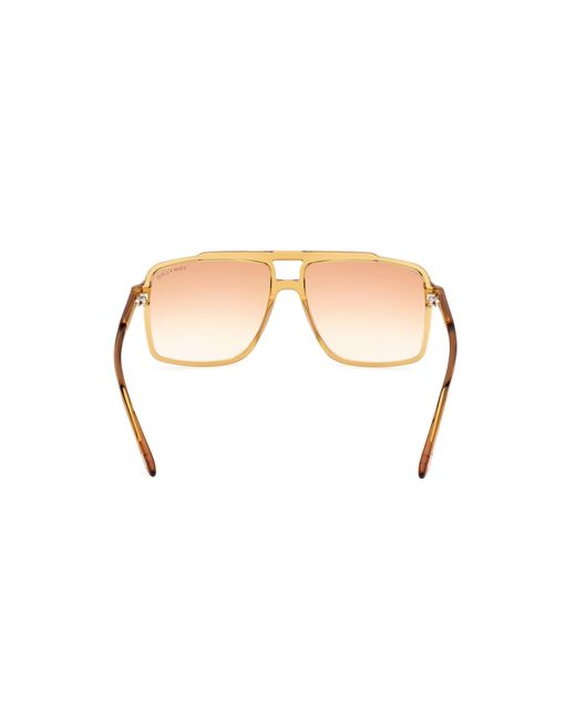 Tom Ford Black Ft1177 Kemp 39F Sunglasses Acetate Squared Normal for men