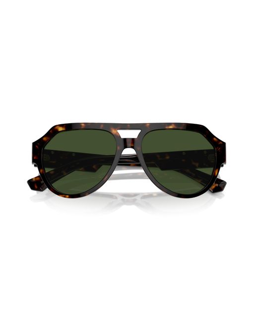 Dolce & Gabbana Black Dg4466 502/71 Sunglasses Acetate Squared Normal for men