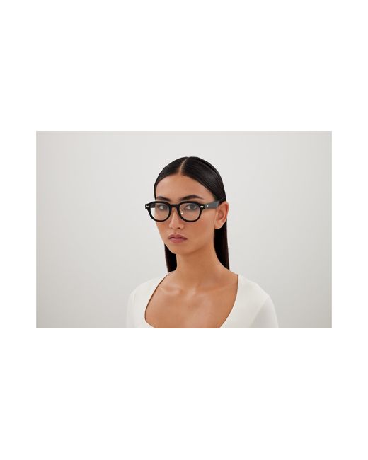 Bottega Veneta Black Bv1355Oj 008 Optical Frames Acetate Transparent Round