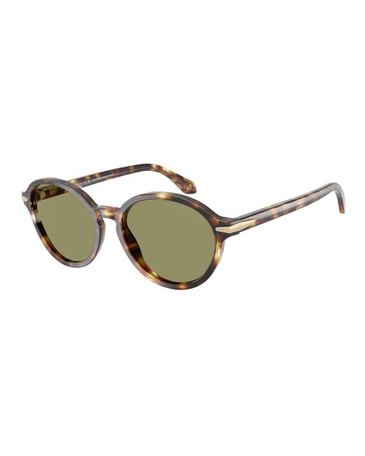 Giorgio Armani Black Ar8237 623214 Sunglasses Acetate Round Normal