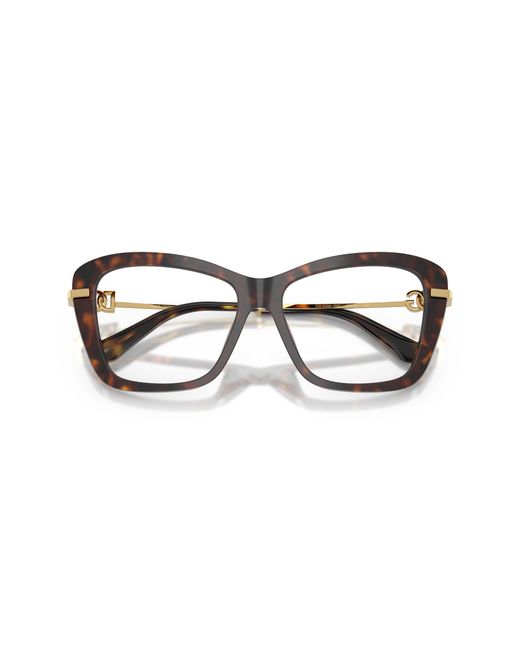 Dolce & Gabbana Black Dg3439 502 Optical Frames Acetate Transparent Squared Normal