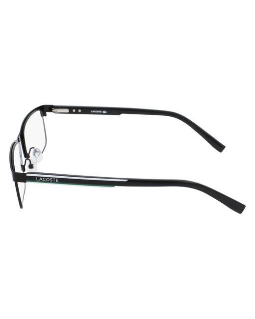 Lacoste Black L2271 001 Optical Frames Metal Squared Normal Normal for men
