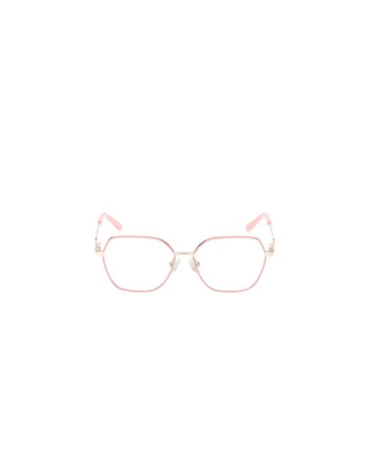 Guess Black Gu9223 072 Optical Frames Metal Geometric Normal