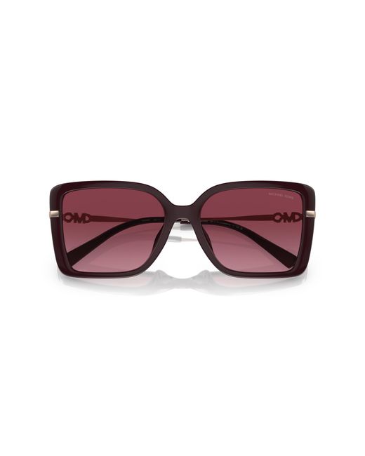 Michael Kors Black Mk2174U Castellina 33448H Sunglasses Injected Squared Normal Shaded