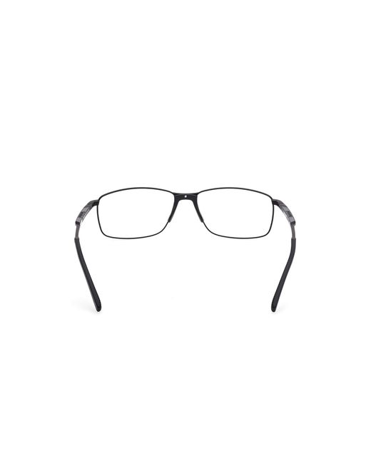 Timberland Black Tb50053 002 Optical Frames Metal Squared Normal for men