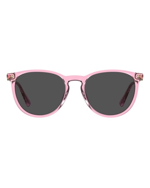 Chiara Ferragni Black Cf 1005/S Qr0/Ir Outlet Sunglasses Plastic Round