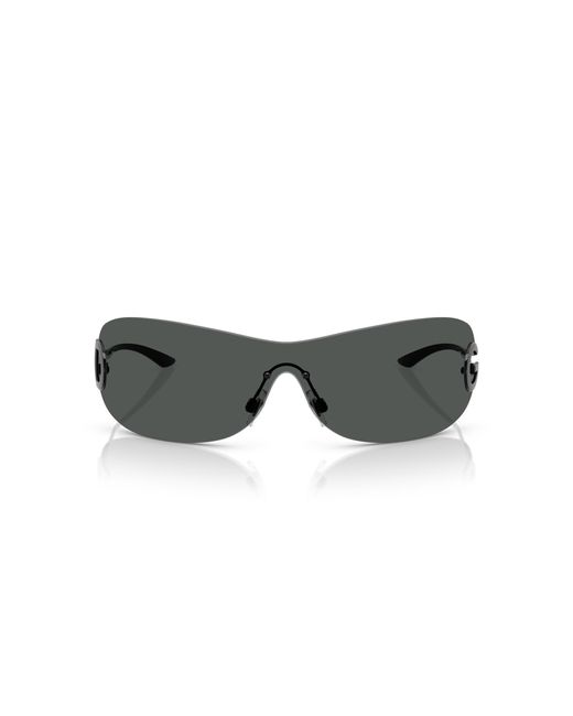 Dolce & Gabbana Black Dg2308 01/87 Sunglasses Metal Butterfly Normal