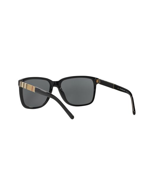 Burberry Black Be4181 300187 Sunglasses Acetate Squared Normal for men