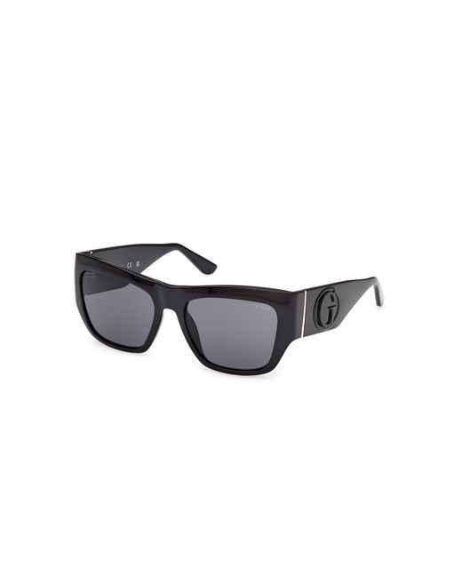 Guess Black Gu00252 01A Sunglasses Injected Smoke Squared Normal