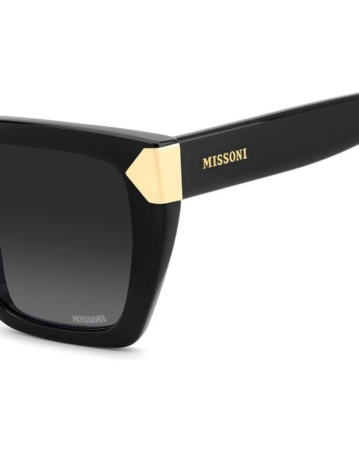 Missoni Black Mis 0306/G/S 807/9O Sunglasses Acetate Squared Normal Nuanced