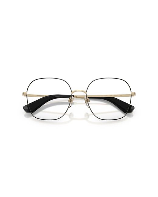 Burberry Black Be1399 1326 Optical Frames Metal Transparent Squared Normal