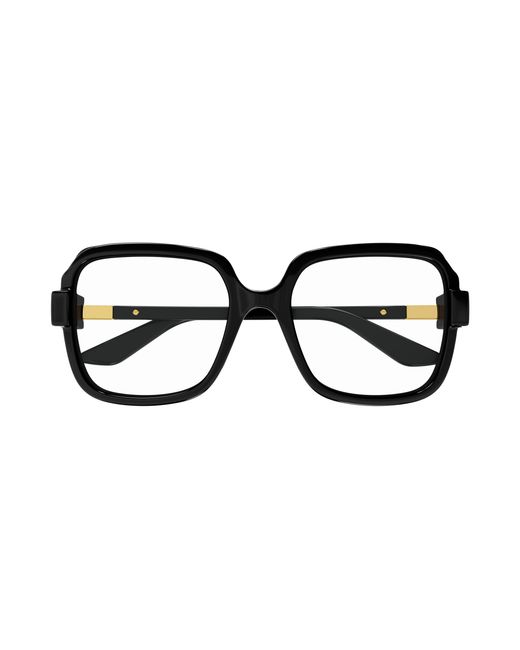 Gucci Black Gg1433O 001 Optical Frames Injected Transparent Squared