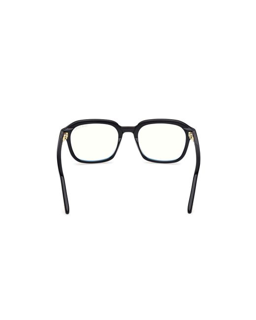 Tom Ford Black Ft6060-B 001 Optical Frames Acetate Squared Normal for men
