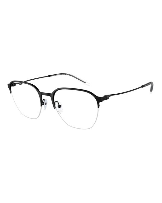 Emporio Armani Black Ea1160 3001 Optical Frames Metal Transparent Pantos Normal for men