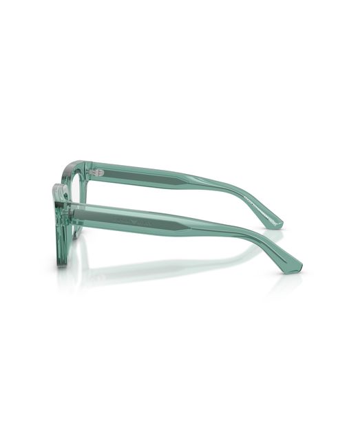 Emporio Armani Green Ea3281 6365 Optical Frames Acetate Transparent Geometric Normal