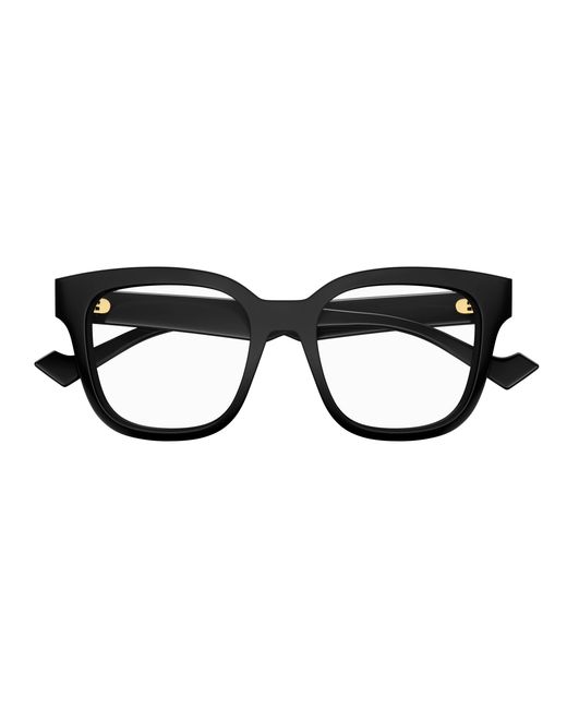 Gucci Black Gg0958O 004 Optical Frames Acetate Transparent Squared
