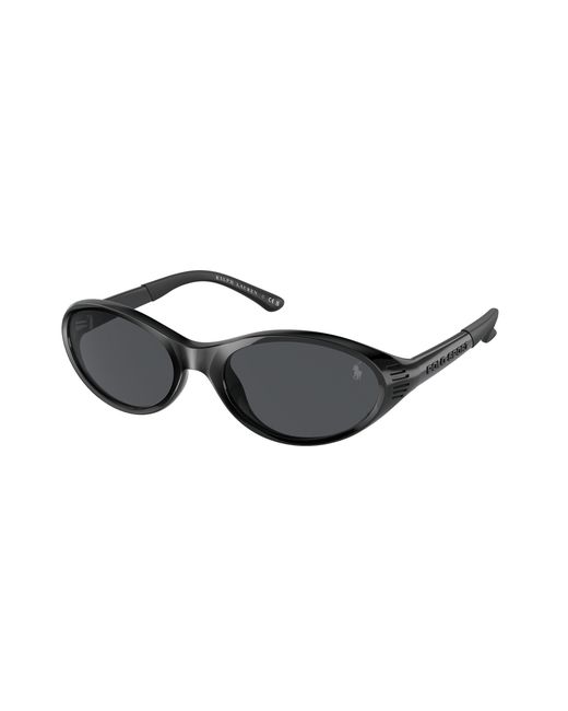 Polo Ralph Lauren Black Ph4197U 500187 Sunglasses Injected Round Normal for men
