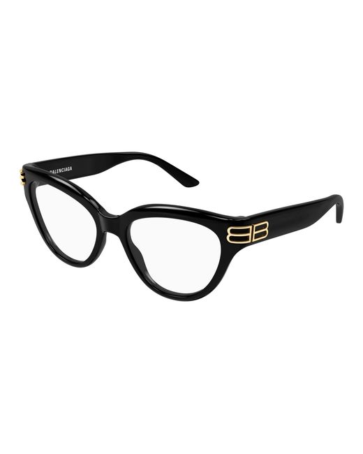 Balenciaga Black Bb0436O 001 Optical Frames Acetate Transparent Cat Eye
